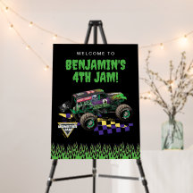 Monster Jam Grave Digger Geburtstagsgruß