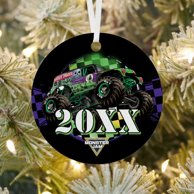 Monster Jam Grave Digger Ornament Aus Metall (InSitu)