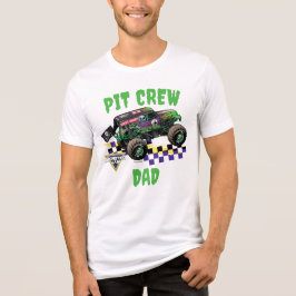 Monster Jam Grave Digger Pit-Crew-Vater Tri-Blend Shirt