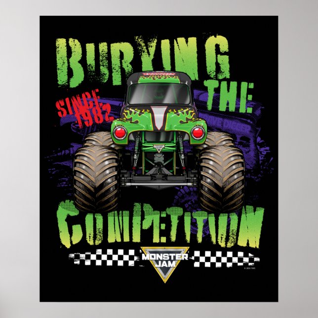 Monster Jam Grave Digger Poster (Vorne)
