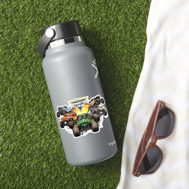 Monster Jam Gruppe Aufkleber (HydroFlask Insitu)