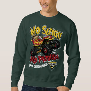 Monster Jam "Kein Schlitten, kein Problem" Santa-L Sweatshirt