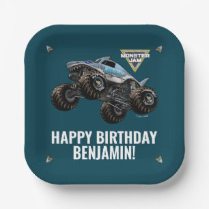 Monster Jam Megalodon Geburtstag Pappteller