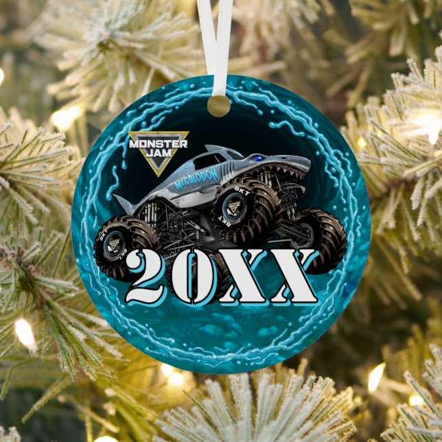 Monster Jam Megalodon Ornament Aus Metall (InSitu)