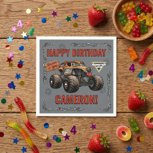 Monster Jam - Monster Mutt Geburtstag Serviette