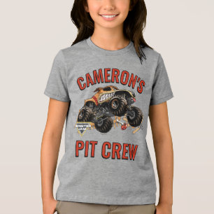 Monster Jam - Monster Mutt Geburtstags-Pit-Crew Tri-Blend Shirt