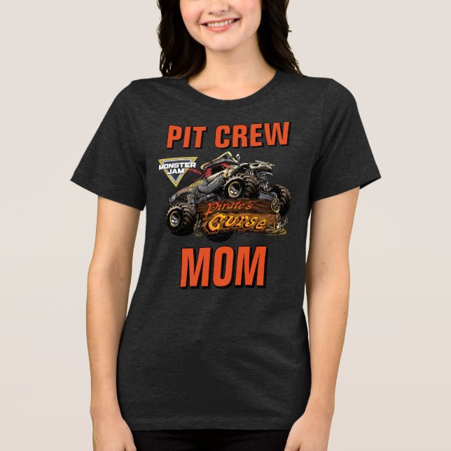 Monster Jam - Pirate's Curse Pit Crew Tri-Blend Shirt (Vorderseite)
