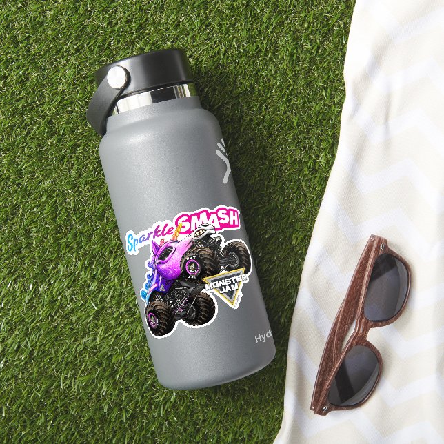 Monster Jam Sparkle Smash Big Air Aufkleber (HydroFlask Insitu)