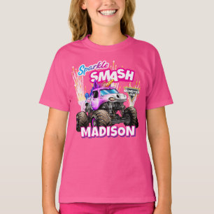 Monster Jam Sparkle Smash - Personalisiert T-Shirt
