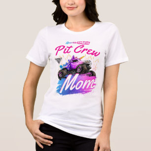 Monster Jam - Sparkle Smash Pit Crew Mom Tri-Blend Shirt