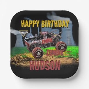 Monster Jam - Zombie Geburtstag Pappteller
