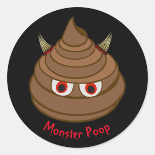 Monster Kackte Emoji Sticker