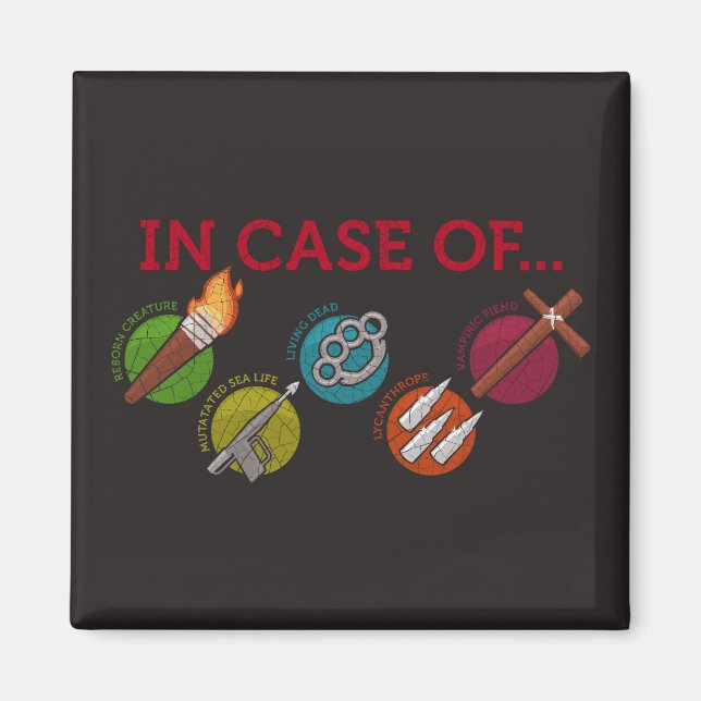 Monster-Kampfwerkzeuge Magnet (Vorne)