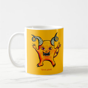 Monster-Kids-Name des  Dämonen-Cartoon Kaffeetasse