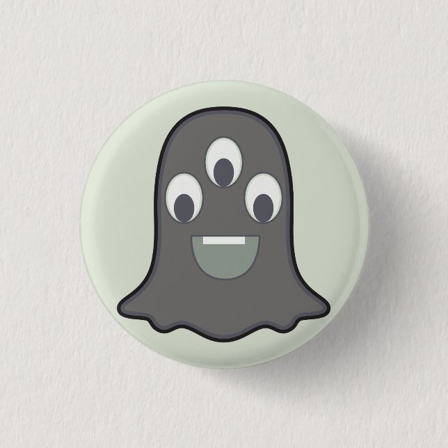 Monster-Knopf: Geist Button (Vorderseite)