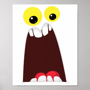 Monster-Kostüm Einfache Kostüm-Ideen Halloween lus Poster