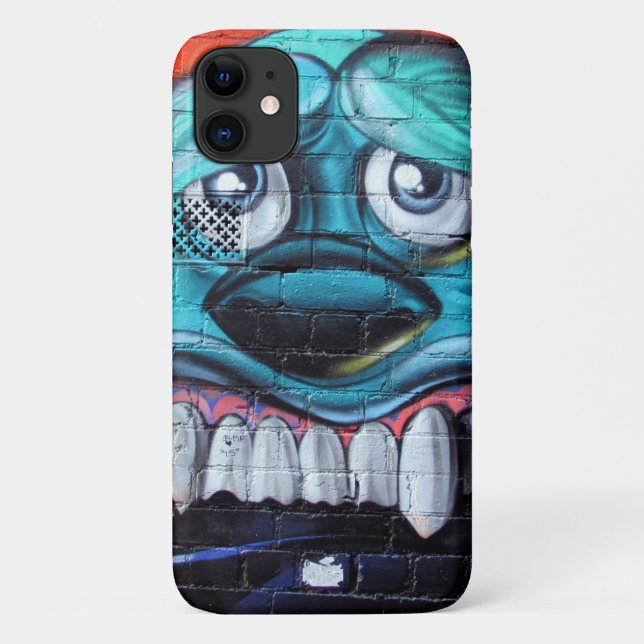 Monster Lächeln Case-Mate iPhone Hülle (Rückseite)