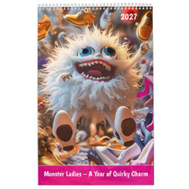 Monster Ladies – Ein Jahr voller skurrilem Charme Kalender