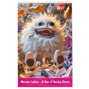 Monster Ladies – Ein Jahr voller skurrilem Charme Kalender