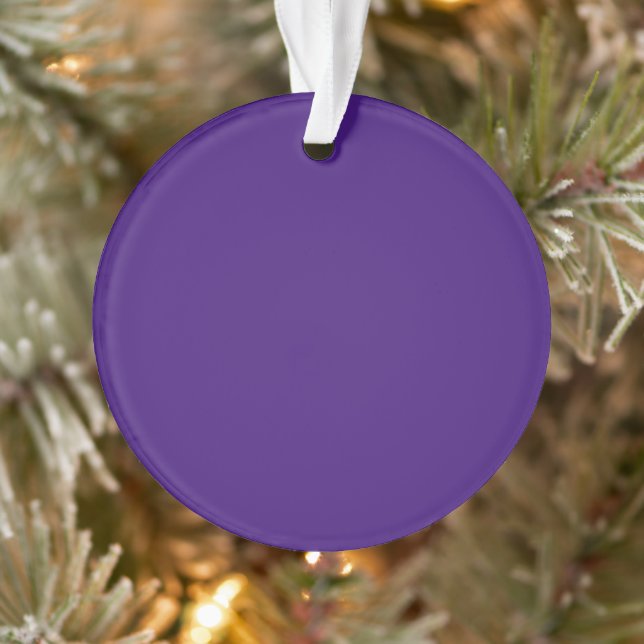Monster Lila Circle Akronylic Ornament (Baum)