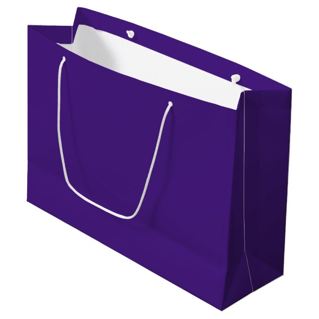 Monster Lila große Geschenktasche Geschenktüte (Vorderseite Schrägansicht)