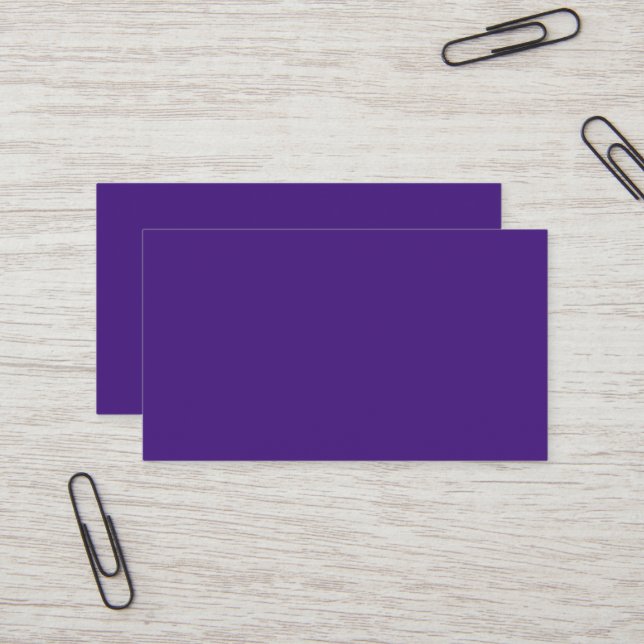 Monster Lila Premium Business Card Visitenkarte (Vorderseite/Rückseite Beispiel)