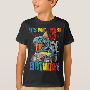 Monster Lkw 3 Jahre T-Shirt 3. Geburtstag Junge Mo