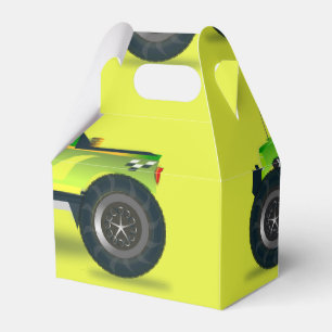 Monster-LKW auf Kalkgrün Geschenkschachtel