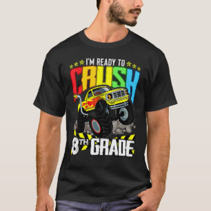 Monster-LKW bereit, acht Stufen zurück zu reißen T-Shirt