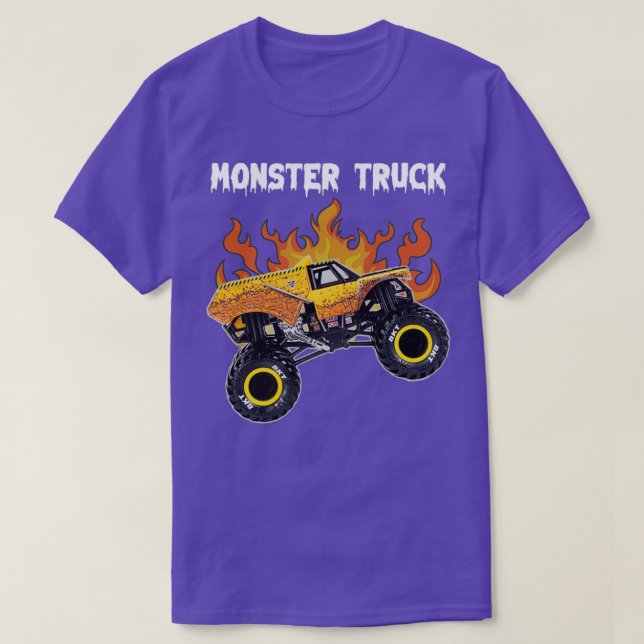 Monster LKW Erdschüttelmonster LKW-Liebhaber 2 T-Shirt (Design vorne)