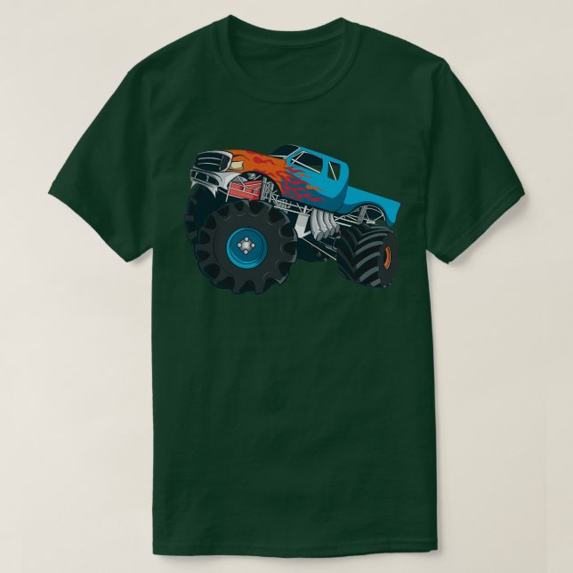 Monster LKW für diejenigen, die große Spielzeuge m T-Shirt (Design vorne)