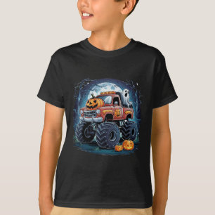 Monster-LKW Ghost Pumpkin Spooky Jahreszeit Hallow T-Shirt