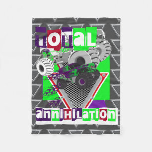 Monster-LKW-Kinder cool Fleecedecke