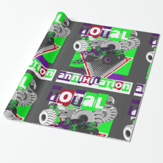 Monster-LKW-Kinder cool Geschenkpapier