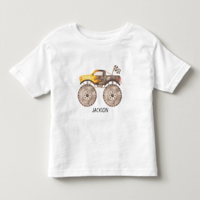 Monster LKW Kleinkind T - Shirt (Vorderseite)