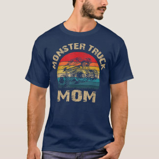 MONSTER-LKW-MAMA; Retro-Distressive Große LKW T-Shirt
