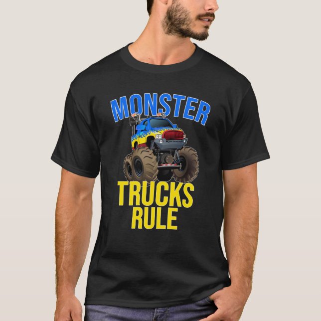 Monster LKW-Regel Monster für Männer Frauen Kinder T-Shirt (Vorderseite)