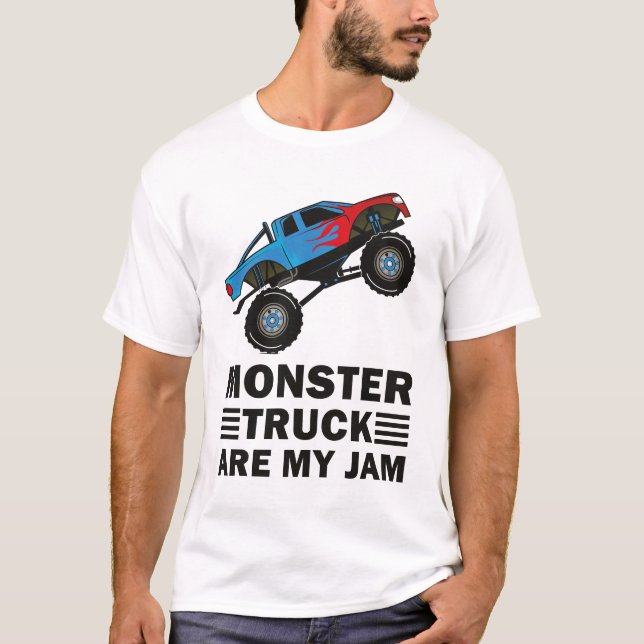 Monster-Lkw sind meine Marmelade für Monster-Lkw T-Shirt (Vorderseite)
