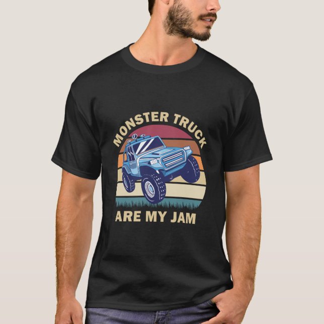 Monster-Lkw sind meine Marmelade für Monster-Lkw T-Shirt (Vorderseite)