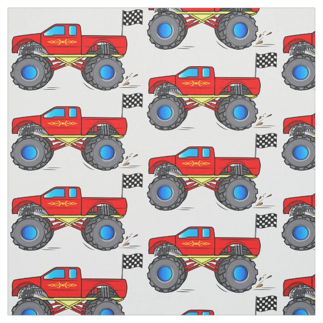 Monster-LKW Stoff (Muster)