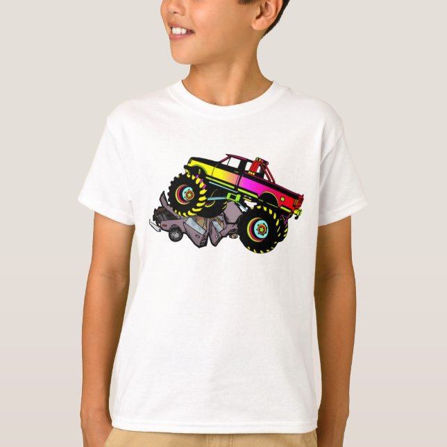 Monster-LKW-T - Shirt (Vorderseite)