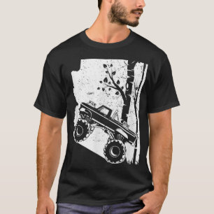 Monster-LKW Vintag- Arizona Offroad-Wald-Kunst T-Shirt