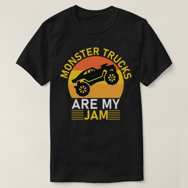 Monster-LKWs sind mein Geliebter von Marschmonster T-Shirt (Design vorne)