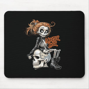 Monster Lover Fun Skeleton Ghoul Niedlicher Vintag Mousepad