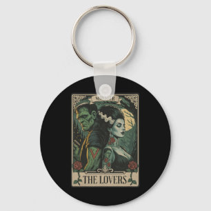 Monster Lovers Tarot Karte Gothic Frankenstein Hal Schlüsselanhänger