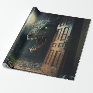 Monster lurk geschenkpapier