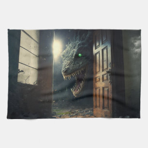 Monster lurk geschirrtuch