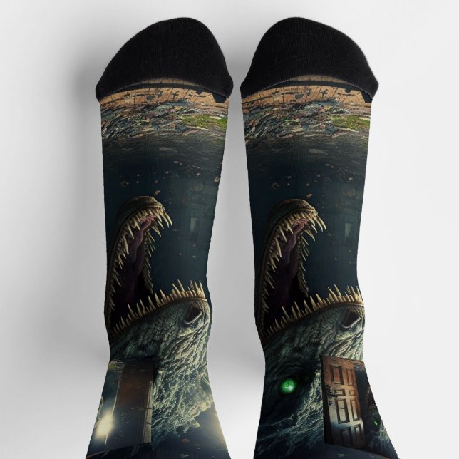 Monster lurk socken (Oben)