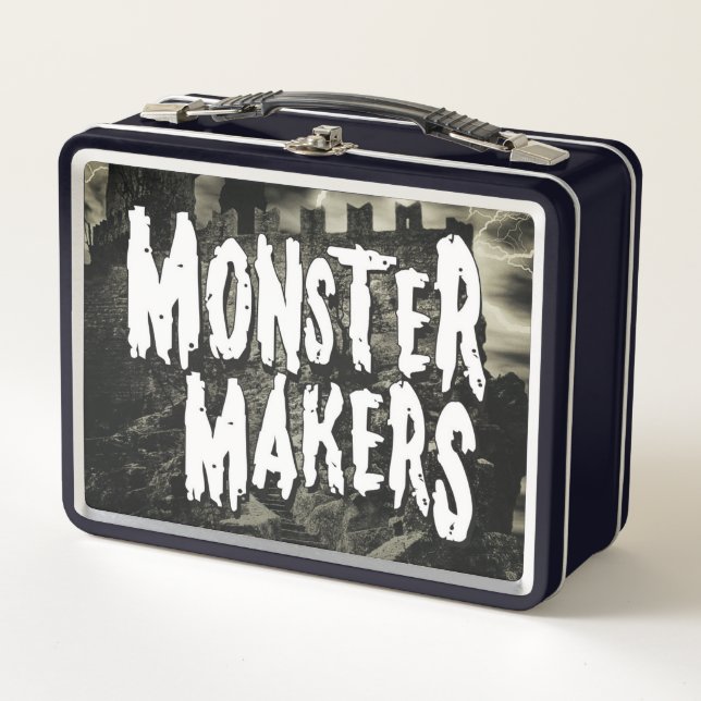 MONSTER MAKER Mittagsschachtel Metall Brotdose (Vorderseite)