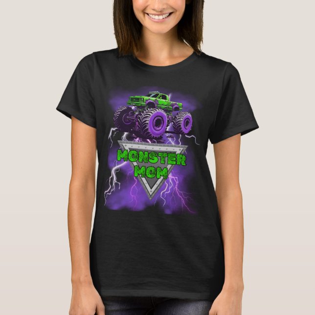 Monster-Mama - Monster-Lkw-T - Shirt (Vorderseite)